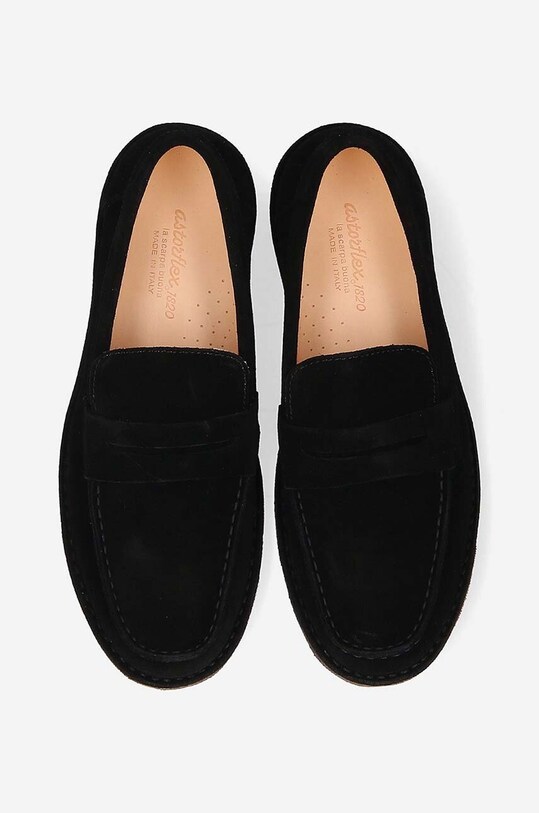 Παπούτσια Σουέτ κλειστά παπούτσια Astorflex Mocassino Uomo MOKAFLEX.001 μαύρο