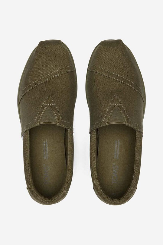 Espadrilky Toms Alpargata Forward zelená 10019855