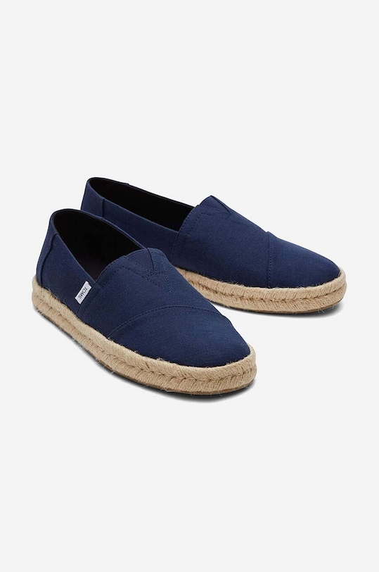Obuwie Toms espadryle Alpargata Rope 2.0 10019870 NAVY 10019870 granatowy