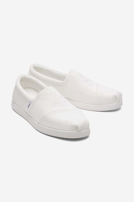 Espadrilky Toms Toms Alpargata Forward 10019876 WHITE 10019876 biela