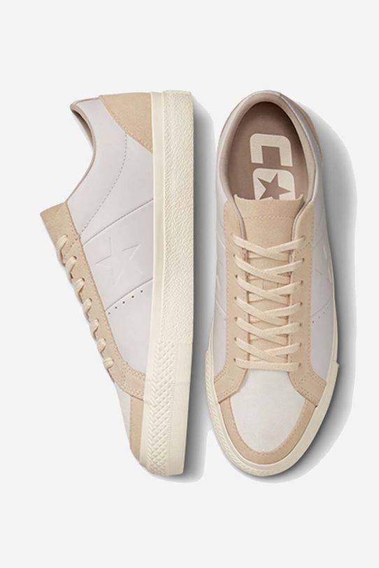 Кожени маратонки Converse One Star Pro A04242C бежов AA00