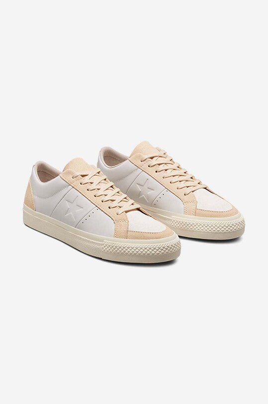 Shoes Converse leather sneakers One Star Pro A04242C beige