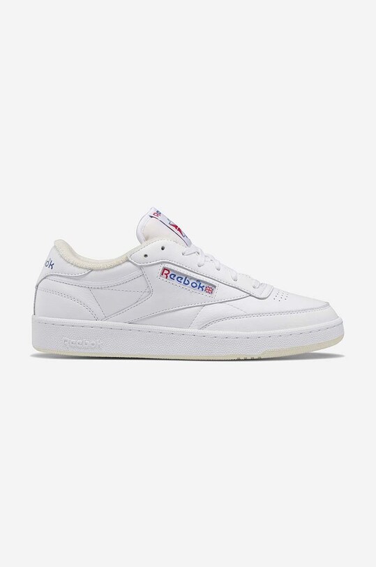 Reebok sneakersy skórzane Club C 85 Vintage niska biały GZ5162