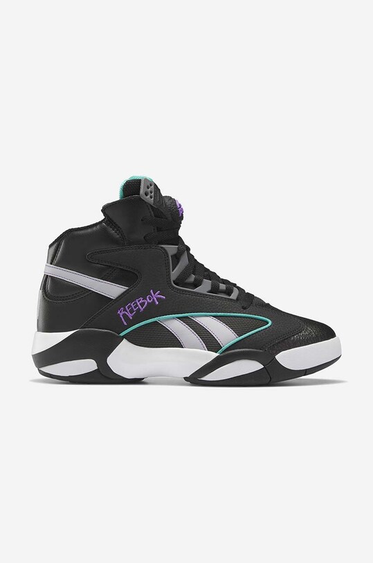 Маратонки Reebok Shaq Attaq HR0501 гладка кожа черен HR0501