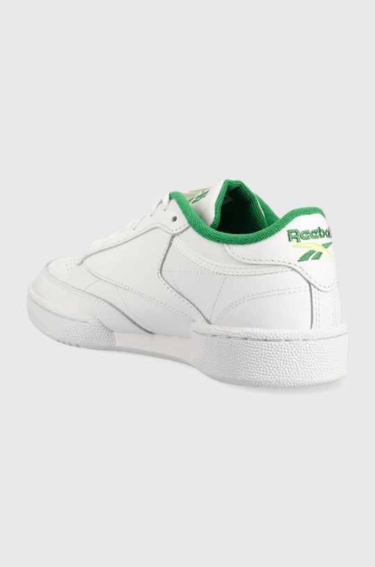 Încălțăminte Reebok sneakers din piele Club C 85 IE9387 alb