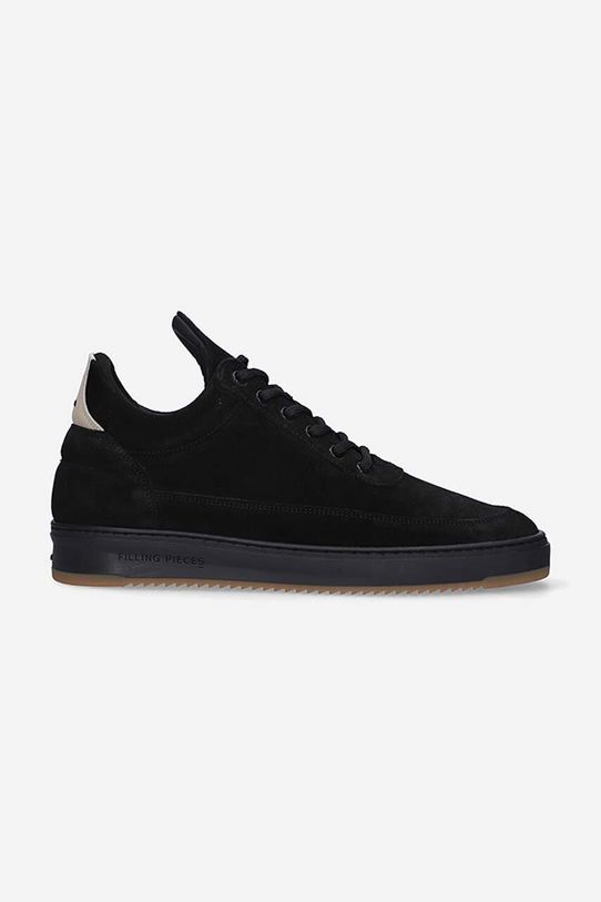 Semišové tenisky Filling Pieces Low Top Ripple Suede nízký černá 25122791861