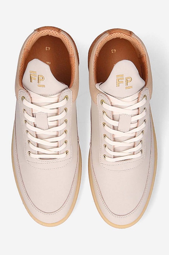 Kožené tenisky Filling Pieces Low Top Ripple Ceres béžová 30427261990