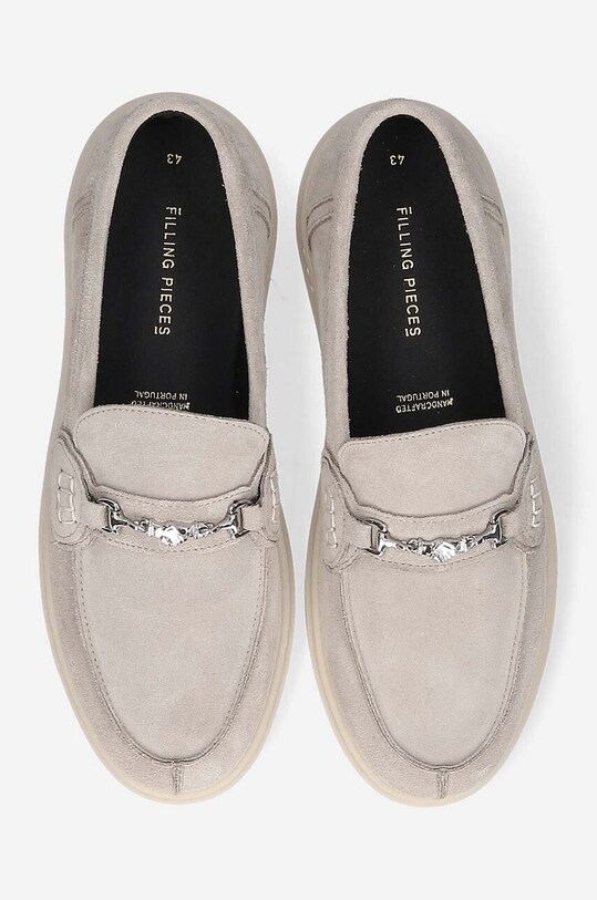 Semišové mokasíny Filling Pieces Core Loafer Suede 44229001108 šedá AA00