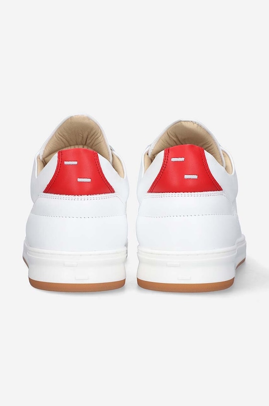 Filling Pieces sneakersy skórzane Low Top Bianco 10127791929