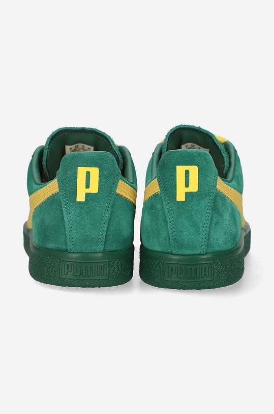 Obuwie Puma sneakersy zamszowe Clyde Super 386349.01 zielony