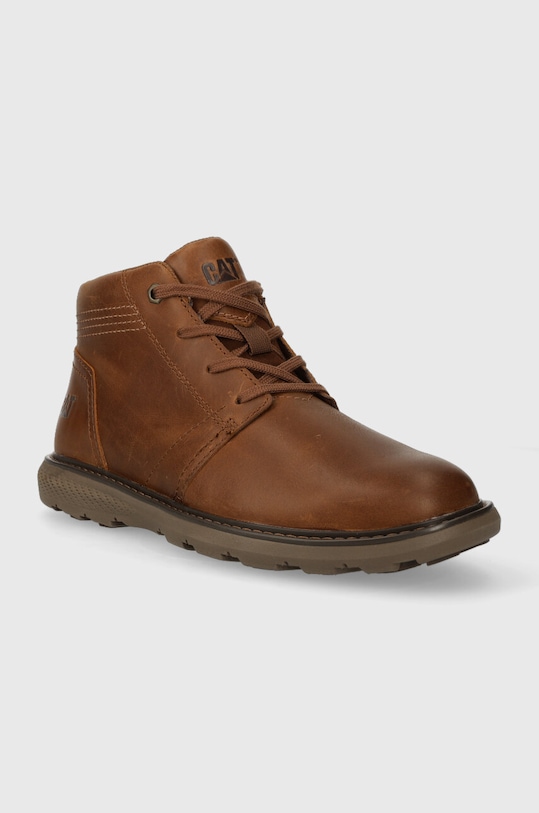 Δερμάτινα παπούτσια CAT Footwear P725205 καφέ AA00