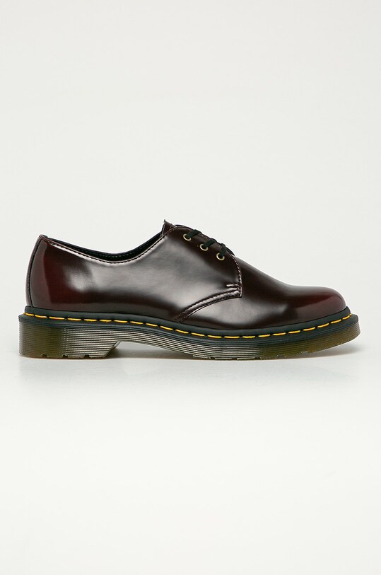 Dr. Martens - Półbuty 1461 płaski bordowy 14046601