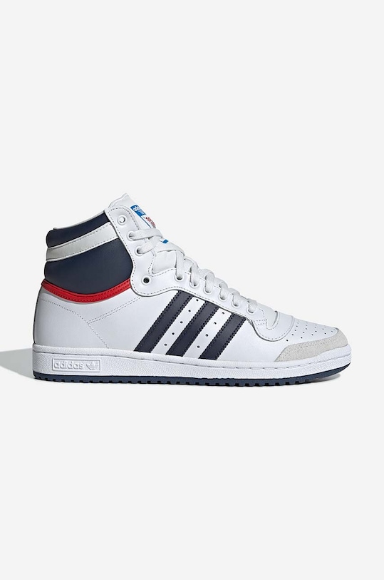 adidas sneakersy D65161 Top Ten Hi imitacja skóry licowej biały D65161