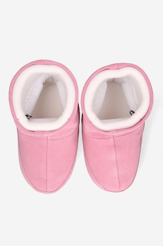 Moon Boot śniegowce zamszowe Icon Low 14094000 różowy 14094000