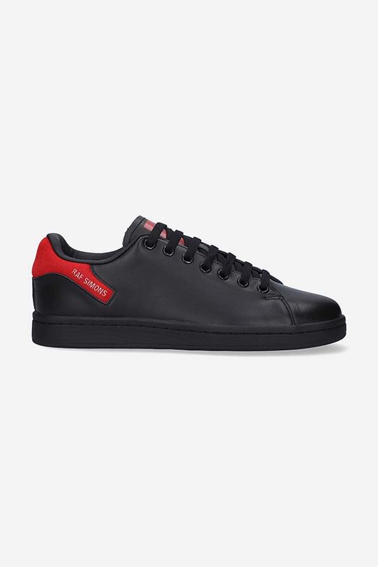 Raf Simons leather sneakers Orion low black HR760002L.0003