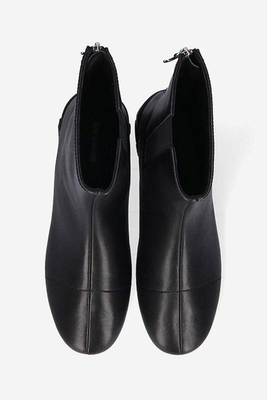 Raf Simons leather ankle boots Solaris High black HR780008L.0003