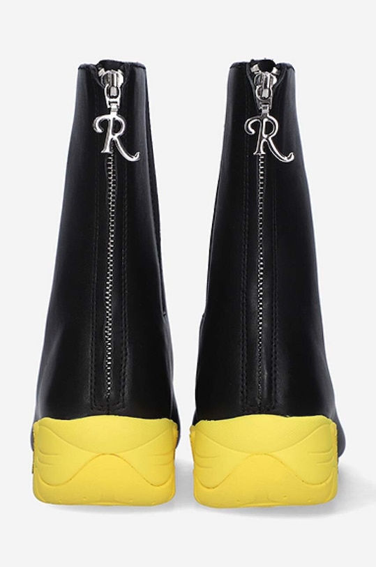 Δερμάτινες μπότες Raf Simons Buty Raf Simons Solaris High HR780008L 0009 HR780008L.0009