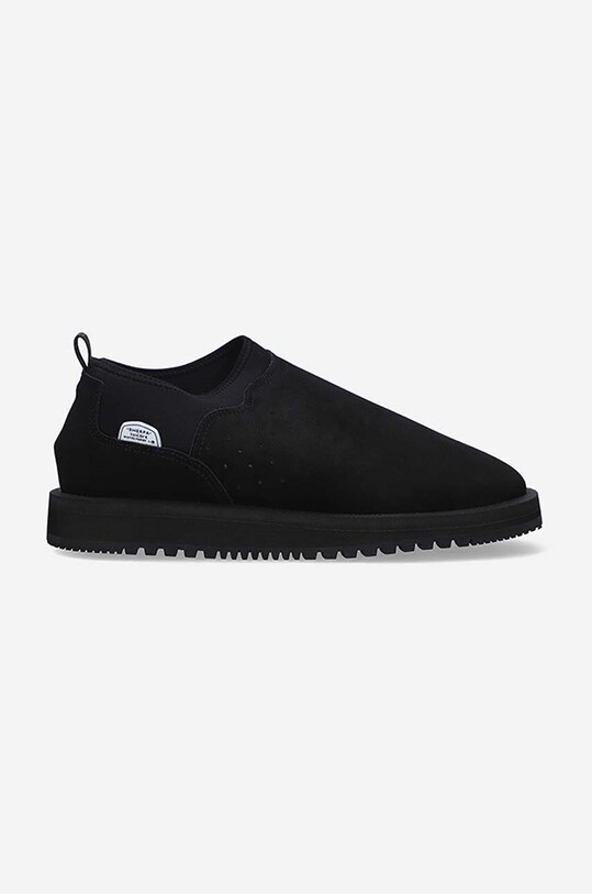Suicoke leather shoes Rubber Sole RON-MWPAB-MID BLACK grain leather black RON.MWPAB.MID