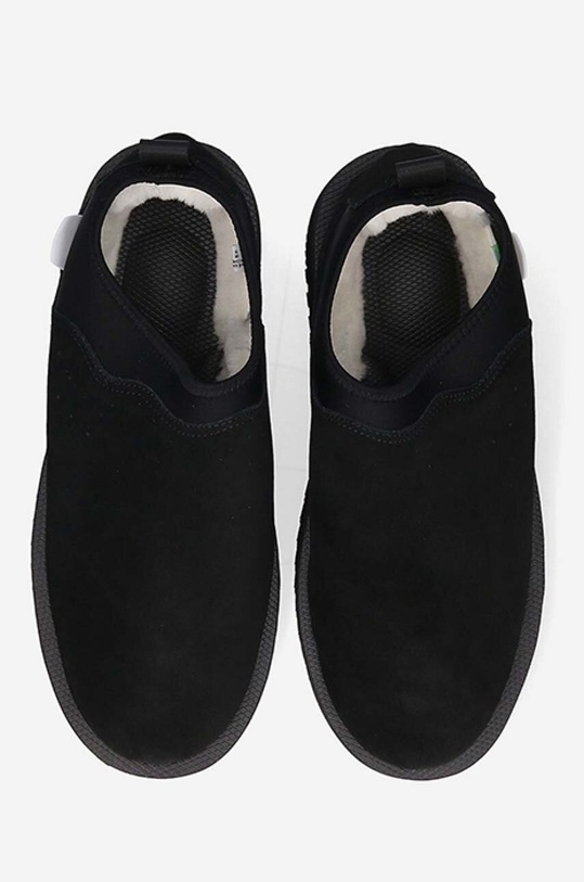 Suicoke leather shoes Rubber Sole RON-MWPAB-MID BLACK black RON.MWPAB.MID