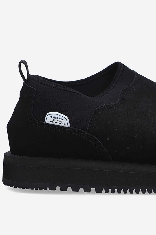 Suicoke leather shoes Rubber Sole RON-MWPAB-MID BLACK RON.MWPAB.MID
