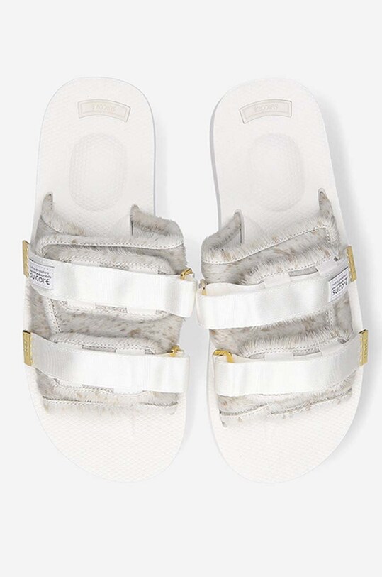 Suicoke sliders Rubber Sole MOTO-VHL white MOTO.VHL