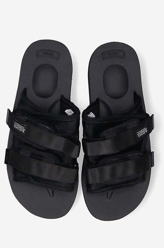 Suicoke ciabatte slide Sandały Suicoke Rubber Sole MOTO-VHL nero MOTO.VHL