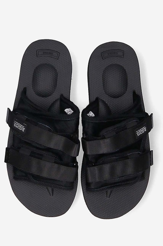 Pantofle Suicoke Rubber Sole MOTO-VHL černá MOTO.VHL