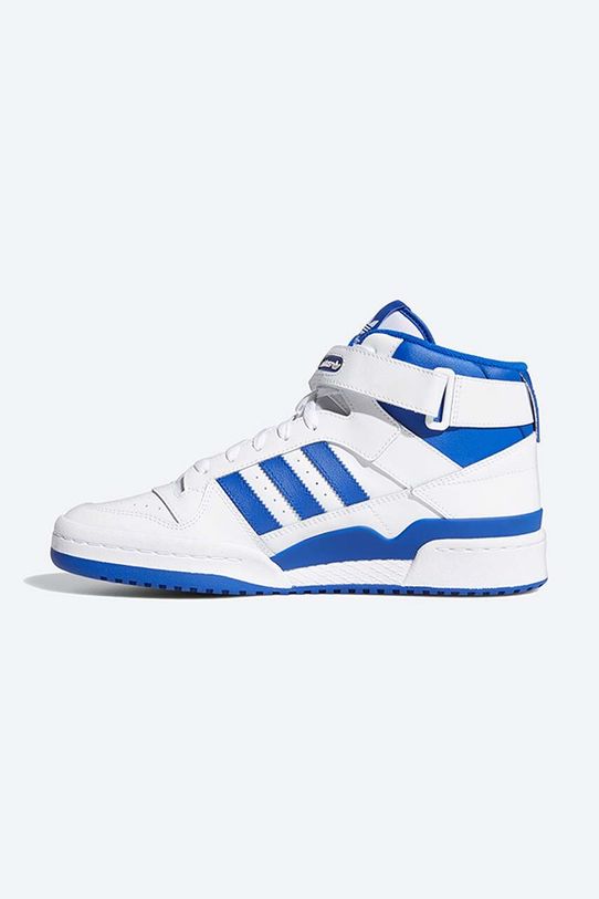 Обувки Кожени маратонки adidas Originals Forum Mid FY4976 бял