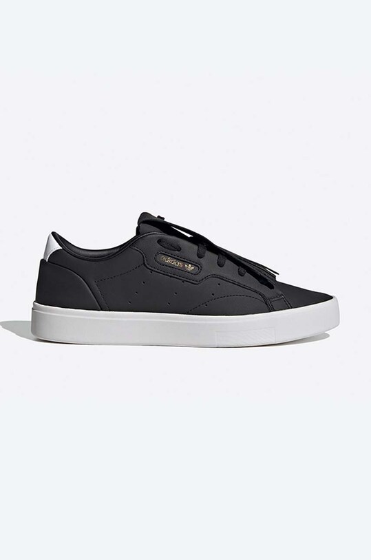 adidas Originals leather sneakers Sleek W grain leather black FY5056