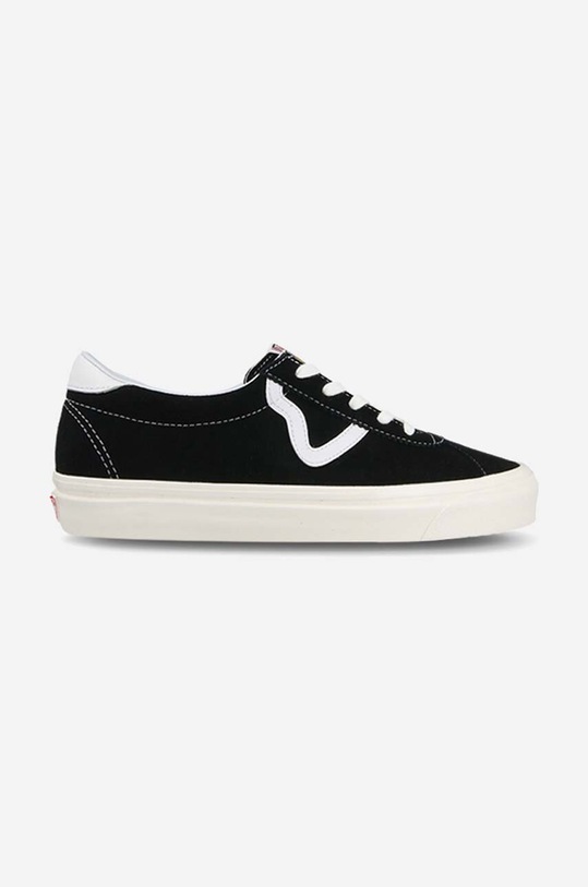 Vans leather plimsolls Style 73 Dx Anaheim Factory grain leather black VA3WLQUL1