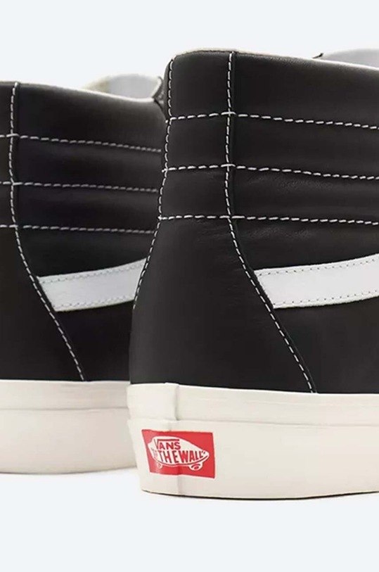Vans trampki skórzane Sk8-Hi 38 Dx VN0A38GF103 czarny