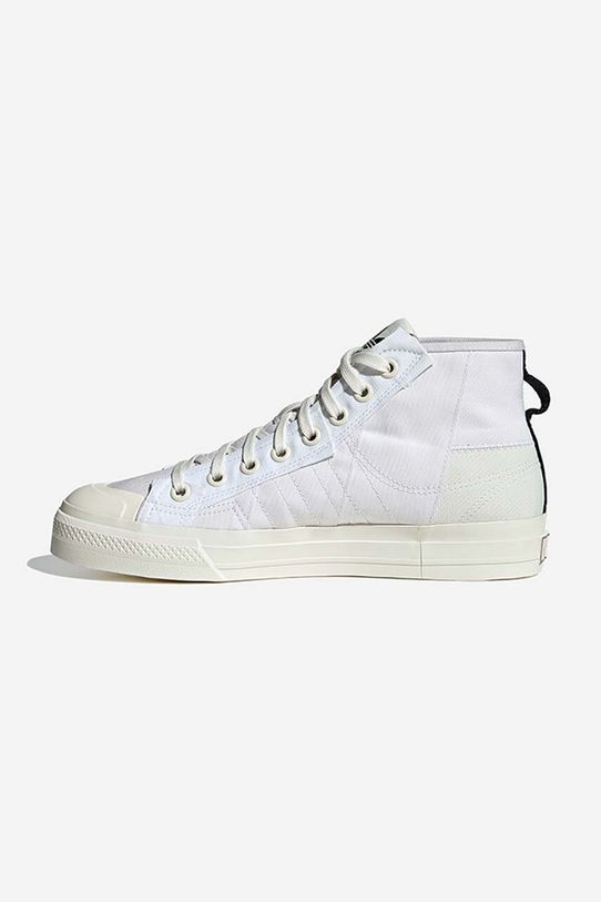 Παπούτσια Πάνινα παπούτσια adidas Originals Nizza Hi by Parley GV7617 λευκό