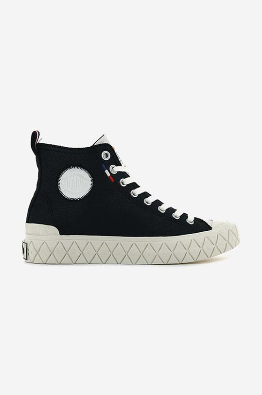 Шкіряні кеди Palladium Palla Ace Mid Lth Ul пласка чорний 77174.002.M
