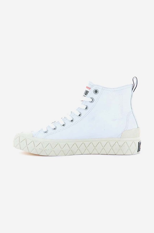 Obuwie Palladium trampki skórzane Palla Ace Mid Leather UL 77174.100.M biały