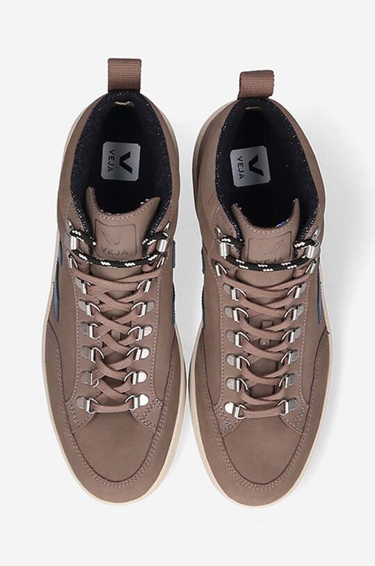 Kožené tenisky Veja Roraima Nubuck QR132673 hnědá QR132673