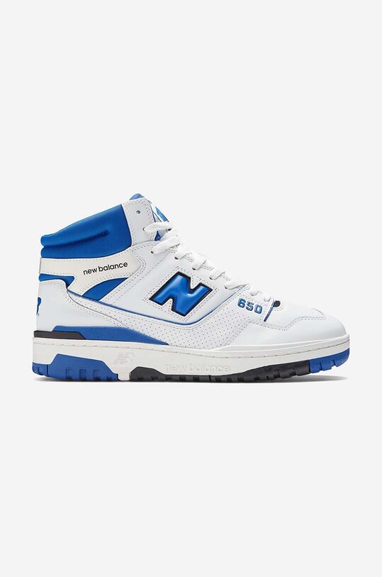 New Balance sneakersy skórzane BB650RWN płaska biały BB650RWN