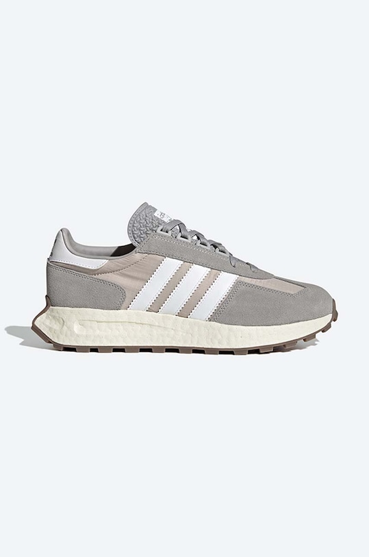 Superge adidas Originals Retropy E5 Imitacija zrnatega usnja siva Q47101