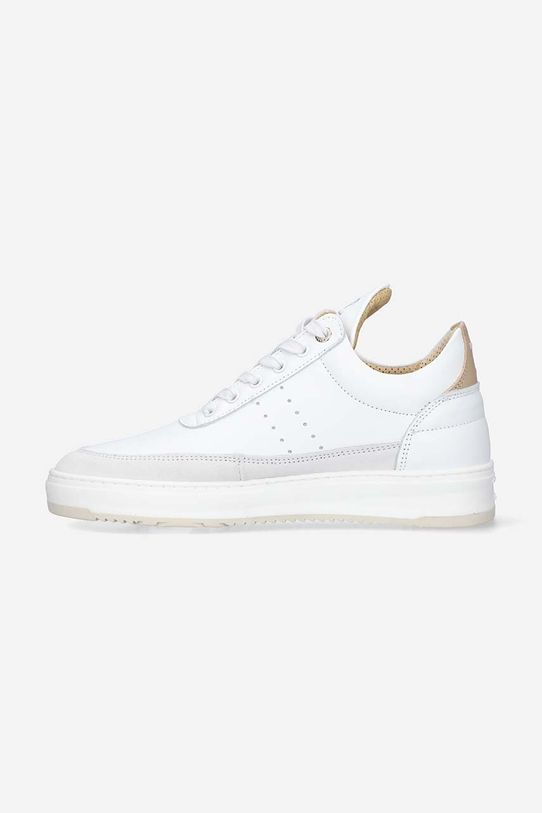 Obuwie Filling Pieces sneakersy skórzane Low Top Bianco 10127799988 biały