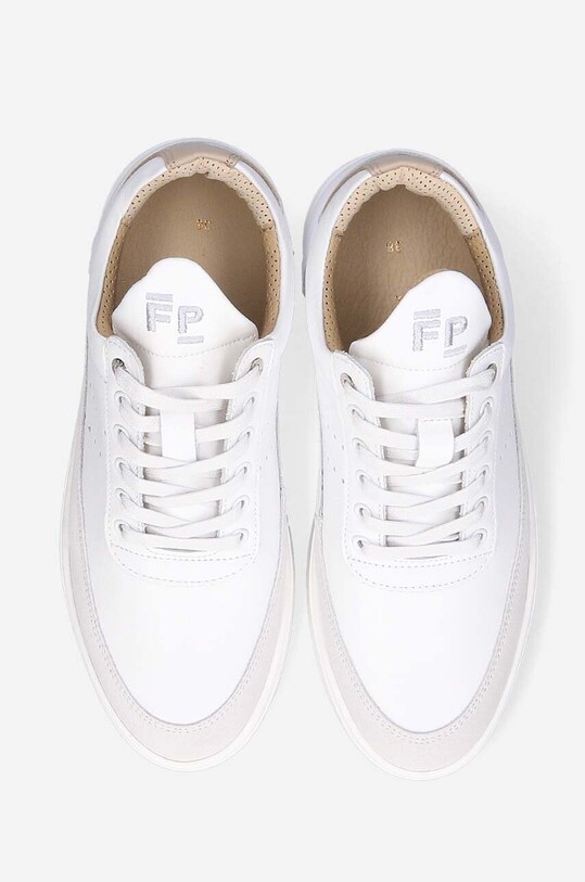 Δερμάτινα αθλητικά παπούτσια Filling Pieces Low Top λευκό 10127799988