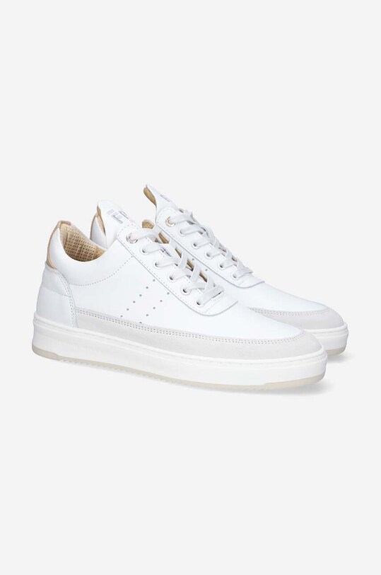 Δερμάτινα αθλητικά παπούτσια Filling Pieces Low Top 10127799988 λευκό