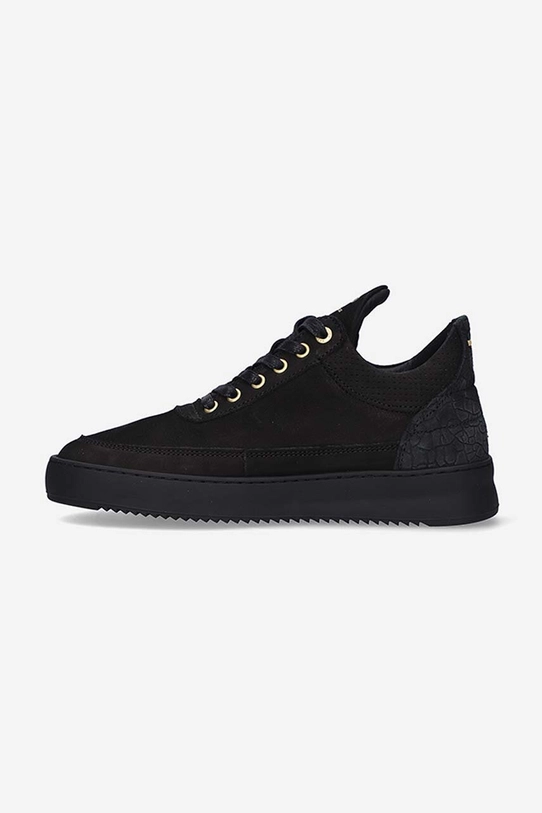 Shoes Filling Pieces leather sneakers Low Top Ripple Ceres 25127261847 black