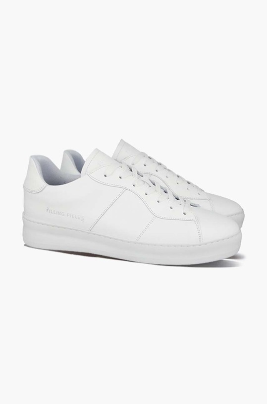 Filling Pieces sneakersy skórzane Light Plain Court biały 38227271855