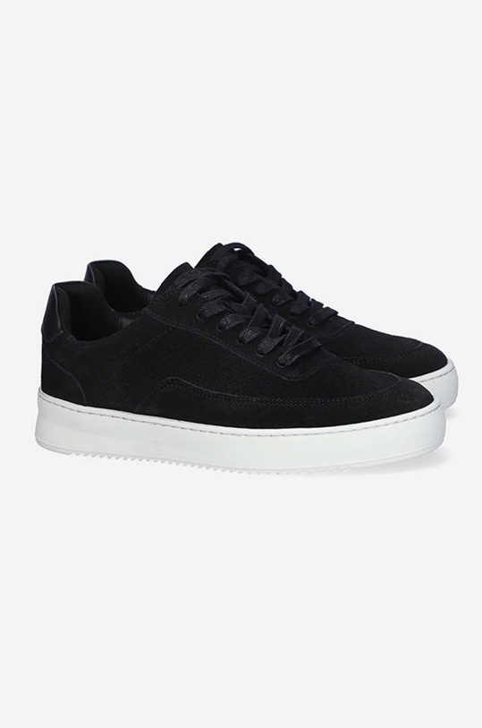 Semišové tenisky Filling Pieces Mondo Perforated 46720102006 čierna