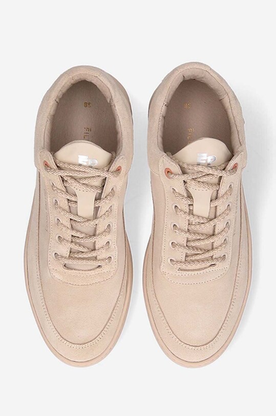 Filling Pieces leather sneakers Low Eva Suede brown 51322791919