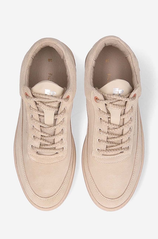 Filling Pieces sneakers din piele Low Eva Suede maro 51322791919