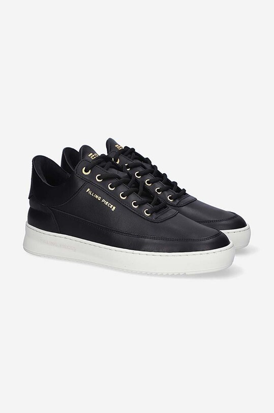 Кожаные кроссовки Filling Pieces Low Eva Lane 51326151861 чёрный