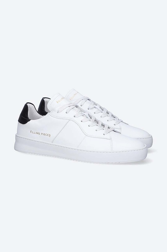 Filling Pieces leather sneakers Court Bianco 89127791861 white