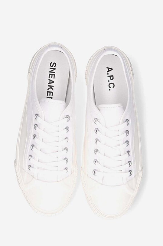 Кеди A.P.C. Iggy Basse білий COEYS.M56106