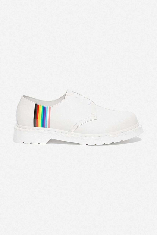 Dr. Martens scarpe in pelle For Pride flat bianco 27522100