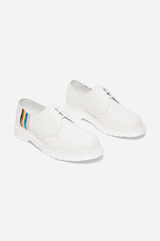 Dr. Martens leather shoes For Pride white 27522100